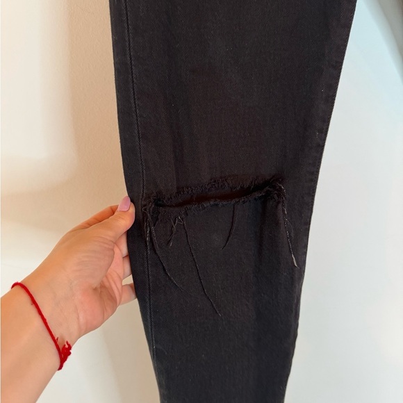 Levi’s Wedgie High-Waisted Black Straight Leg Jeans – Size 27 - Picture 17 of 17